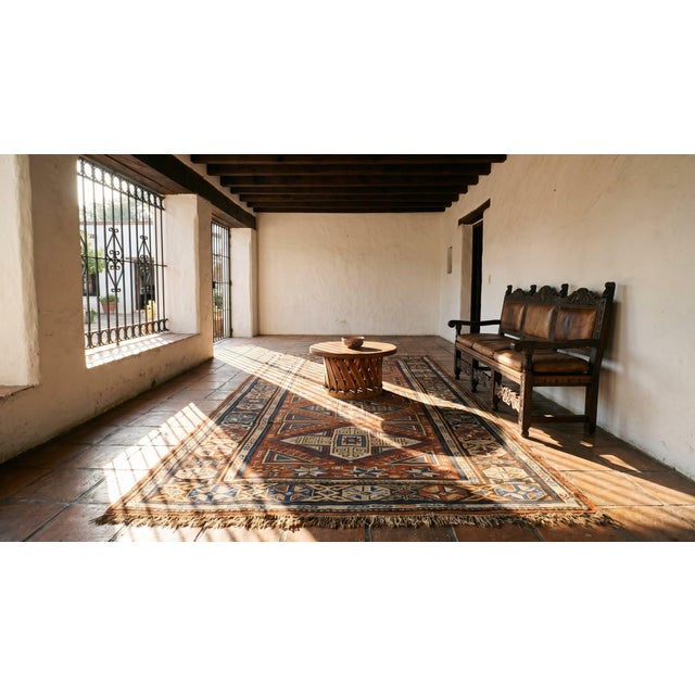 19th Century Caucasian Sumak Carpet For Sale - Image 12 of 12