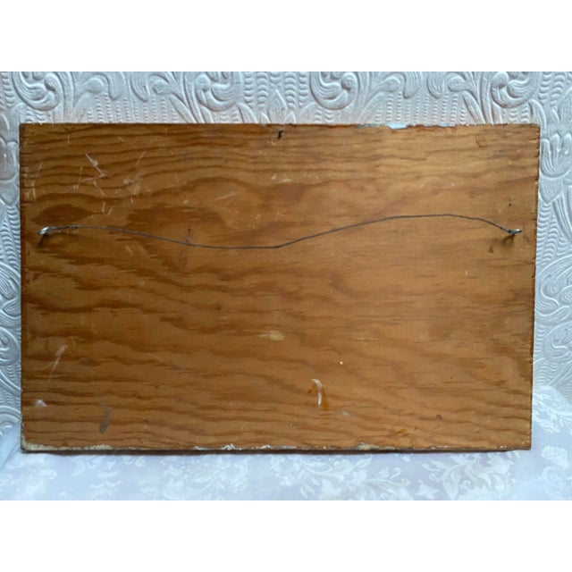 Wood Hand Carved Taos Pueblo Wood Wall Panel Signed and Dated 1977 For Sale - Image 7 of 10