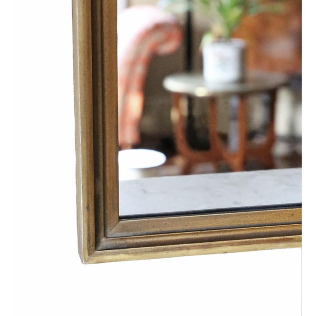 Gold Antique Gilt Overmantle Wall Mirror, 1910 For Sale - Image 8 of 10