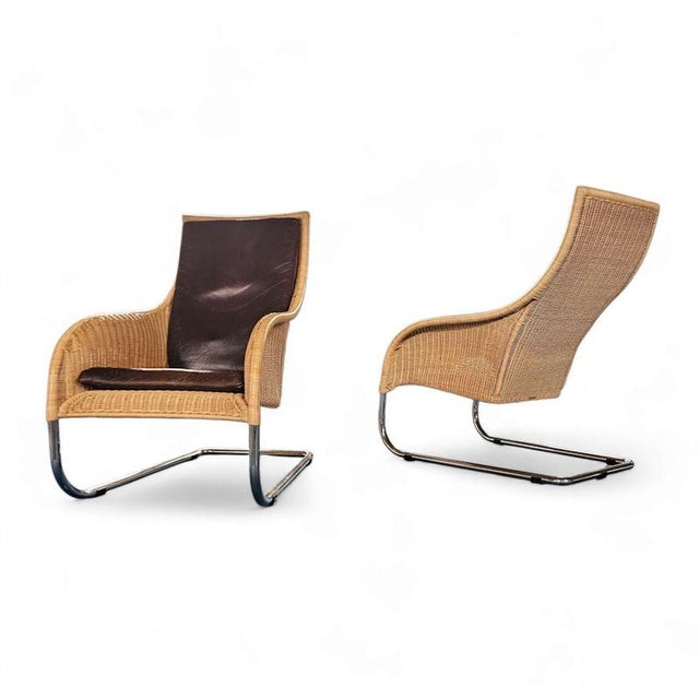 Rattan Lounge Chairs, 1990s, Set of 2 For Sale - Image 11 of 15