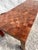 Chestnut Vintage Boho Checkerboard Burl Wood Dining Table After Thayer Coggin For Sale - Image 8 of 11