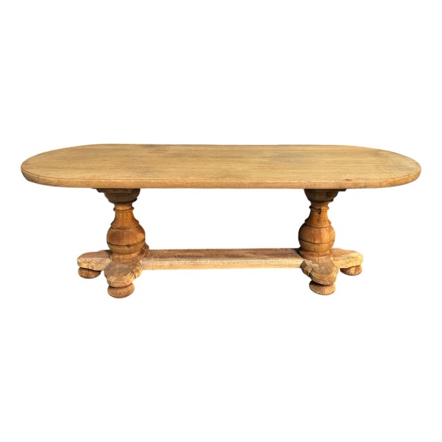 French Oak Monastery Dining Table, 1925 For Sale