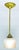 Goldenrod Mid-Century Pendant Lamp in Brass and Glass, 1950s For Sale - Image 8 of 8