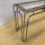 Burlwood & Chrome Console Table Attr Milo Baughman For Sale In Fayetteville, AR - Image 6 of 11