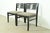 Mid-Century Modern Knoll Postmodern Black Lacquered Ricchio Side Chairs or Dining Chairs, Pair For Sale - Image 3 of 14