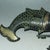 Vintage Nepalese Brass Fish Padlock With Skeleton Keys - Tibetan Style Lock For Sale In Los Angeles - Image 6 of 9