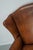 Animal Skin Vintage Dutch Cognac Colored Leather Club Chair For Sale - Image 7 of 18