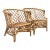 Vintage Trellis Rattan Lounge Chairs - A Pair For Sale