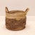 French Country Large French Country Handwoven Rush Firewood Holder/Fireplace Basket For Sale - Image 3 of 10