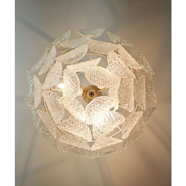 Vintage Italian Murano Glass Pendant Light by Gino Vistosi, 1960s For Sale - Image 6 of 18