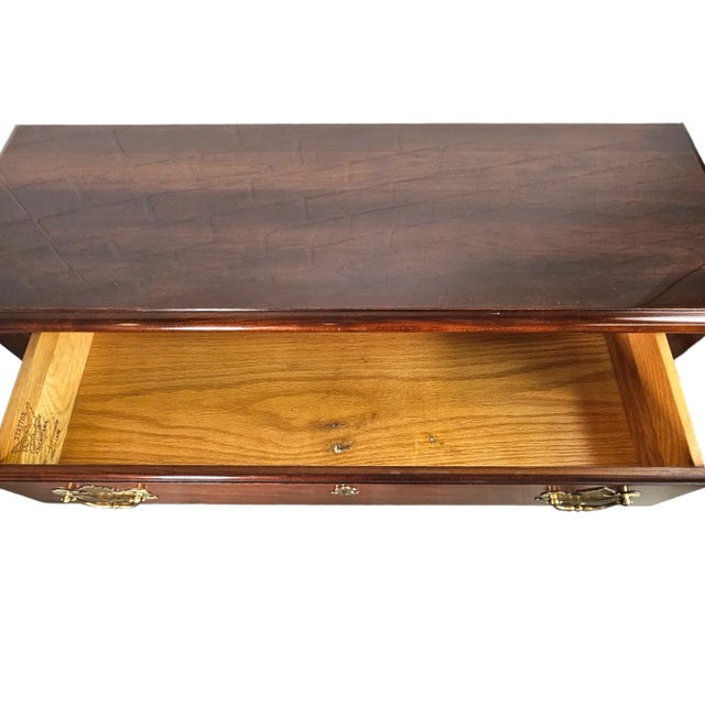 Statton Americana Colonial Console Table Sofa Table 37" For Sale - Image 9 of 12