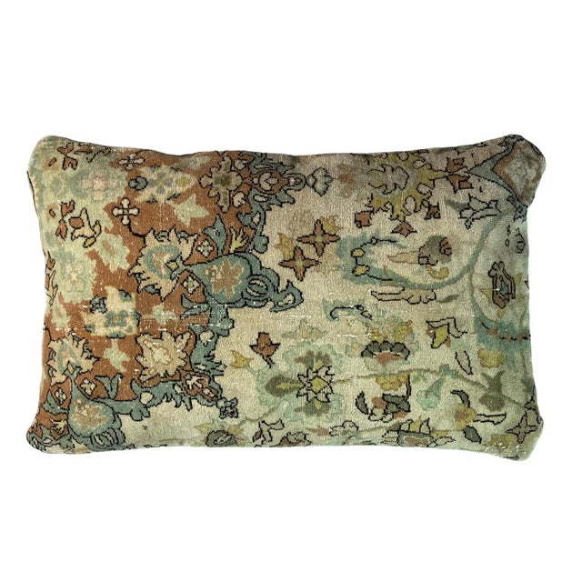 1960s Vintage Turkish Handmade Cushion Cover For Sale - Image 5 of 11