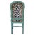 Hollywood Regency Hollywood Regency Serge Roche Style Carved Palm Animal Print Dining Accent Chair For Sale - Image 3 of 9
