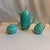 1940s 1940s Royal Haeger Green Ceramic Coffee Set - Three Pieces For Sale - Image 5 of 9