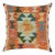 Boho Chic Turkish Vivien Hand Woven Kilim Throw Pillow For Sale