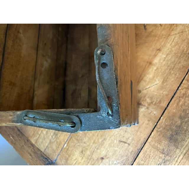 Antique Hubbard's Wood Wire Sewn Folding / Collapsible Crate For Sale - Image 13 of 13