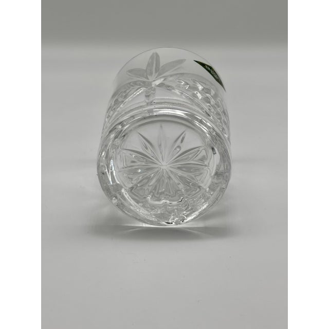 Shannon Crystal by Godinger Dublin Collection Set of 4 Double Old Fashioned Glasses For Sale - Image 9 of 9
