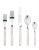 Contemporary Mepra Fantasia 5-Piece Flatware Set, Pale Rose For Sale - Image 3 of 3