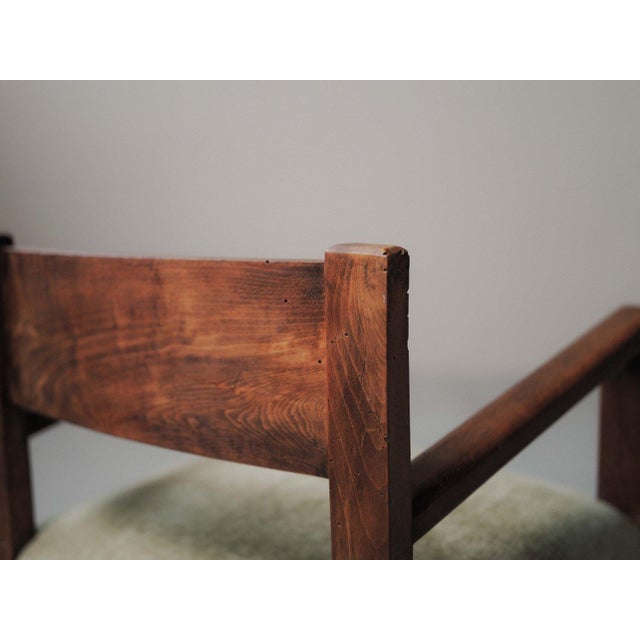 Modern Wooden Armchair, France, 1950 For Sale - Image 18 of 18