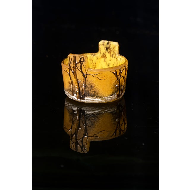 French Art Nouveau Bowl by Daum Nancy, 1920s For Sale - Image 9 of 12