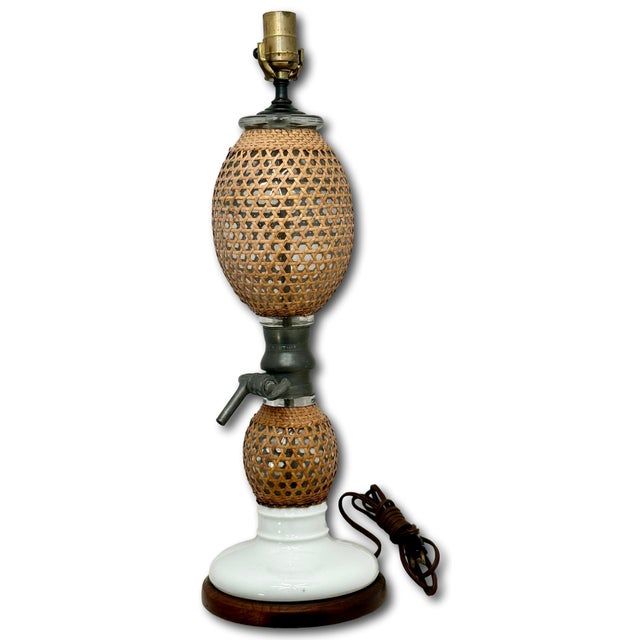 Antique Briet Paris France Double Gourd Siphon Soda Water Maker & Dispenser Now Table Lamp Base - Circa 1800s For Sale - Image 13 of 18