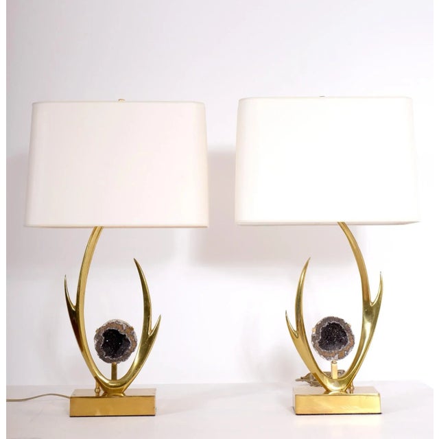 Sculptural Table Lamps by Willy Daro, 1970s, Set of 2 For Sale - Image 10 of 11