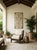 Vintage Neoclassical-Style Painted Wooden Wall Panel For Sale - Image 10 of 12
