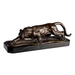 Lurking Tiger Bronze from Rembrandt Bugatti For Sale