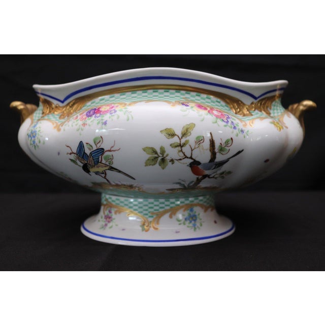 Ceramic Mid 20th Century Mangani Italian Porcelain Soup Tureen For Sale - Image 7 of 12