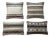Anatolian Lumbar Kilim Pillow Cover 20'' X 20'' & 20'' X 24'' - Set of Four For Sale