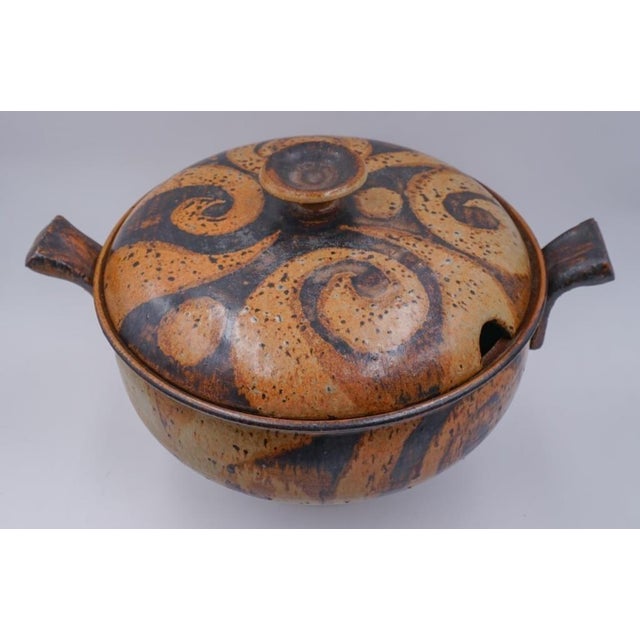 Mid 20th Century Joel Edwards Large Footed Tureen For Sale - Image 4 of 11