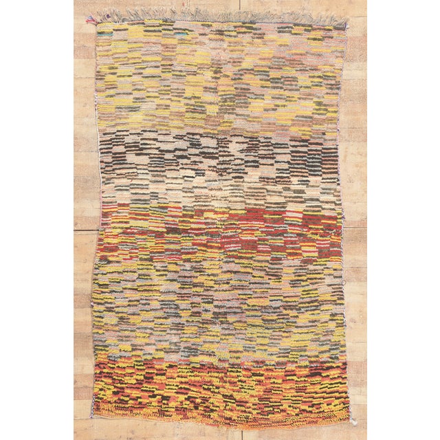 Vintage Boujad Moroccan Rug, 05'06 X 09'00 For Sale - Image 10 of 10