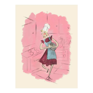 "The Cook" Limited Edition Print on Etching Paper by Tug Rice 2018