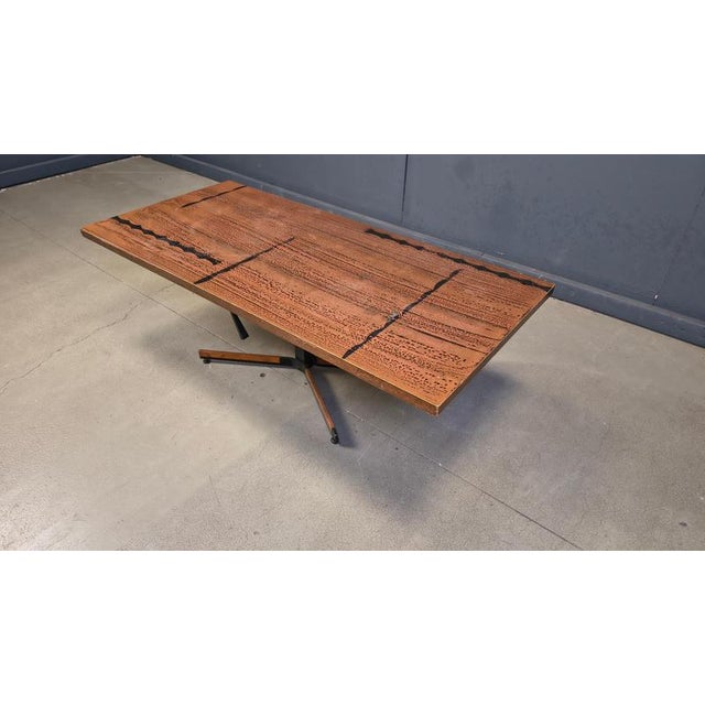 Modernist Adjustable Copper Coffee Table, 1960s For Sale - Image 11 of 16