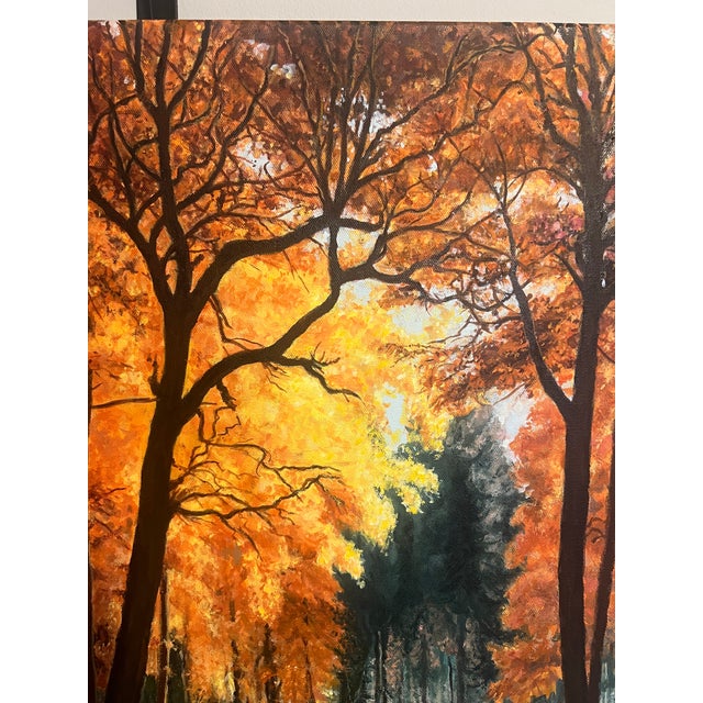 Textile Steve Schaaf Contemporary Autumn Serenity For Sale - Image 7 of 9