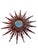 Convex Wooden Sun Mirror, 1950s For Sale - Image 4 of 4