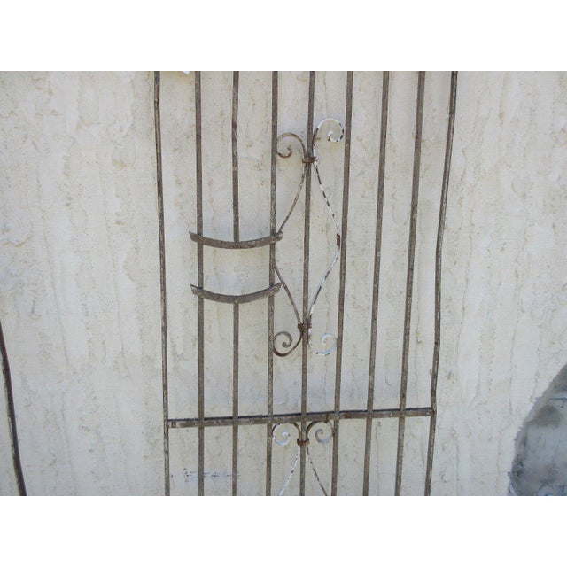 Antique Victorian Iron Gate Architectural Salvage Door For Sale - Image 4 of 7