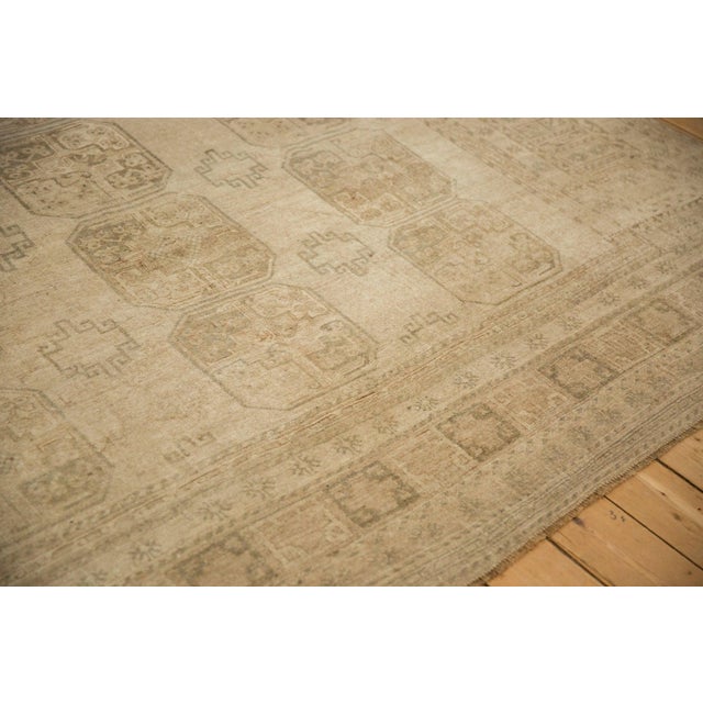 1950s Vintage Afghani Ersari Elephant Footprint Wool Carpet For Sale - Image 10 of 11