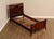 American Pair of Vintage Flame Mahogany Twin Beds with Pierced Headboards, Circa 1940s For Sale - Image 3 of 18
