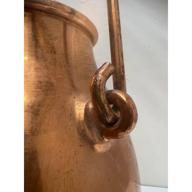 Vintage Danish Copper Milk Churn Cooler, 1950s For Sale - Image 9 of 11