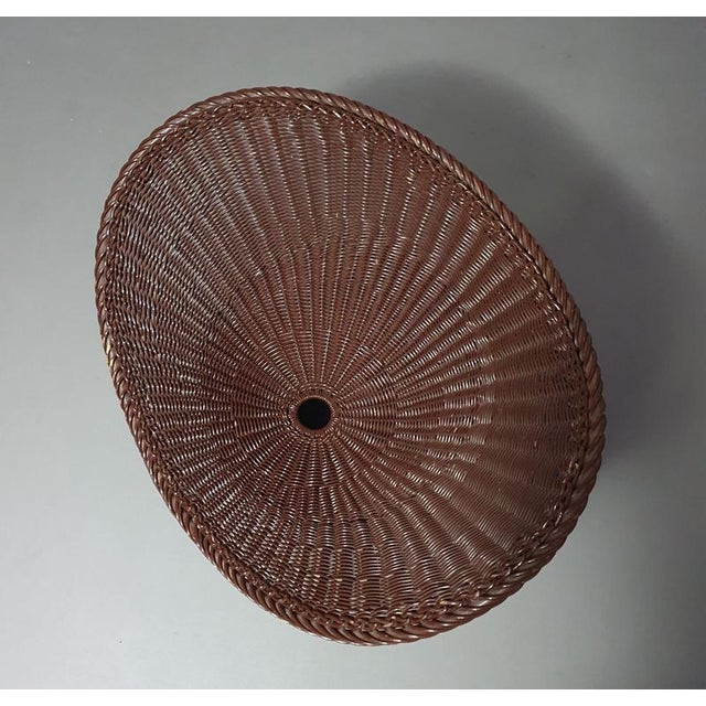 Wood Wicker Model E20 Chair by Egon Eiermann for Heinrich Murmann, 1957 For Sale - Image 7 of 12