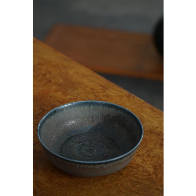Mid-Century Danish Modern Ceramic Model 237 Bowl by Eva Staehr-Nielsen for Saxbo, 1940s For Sale - Image 10 of 18