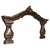 Antique Italian Architectural Carved Walnut Crest, 18th Century For Sale - Image 9 of 9
