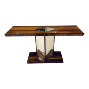 Theodore Alexander Modern Eglomise Console Table