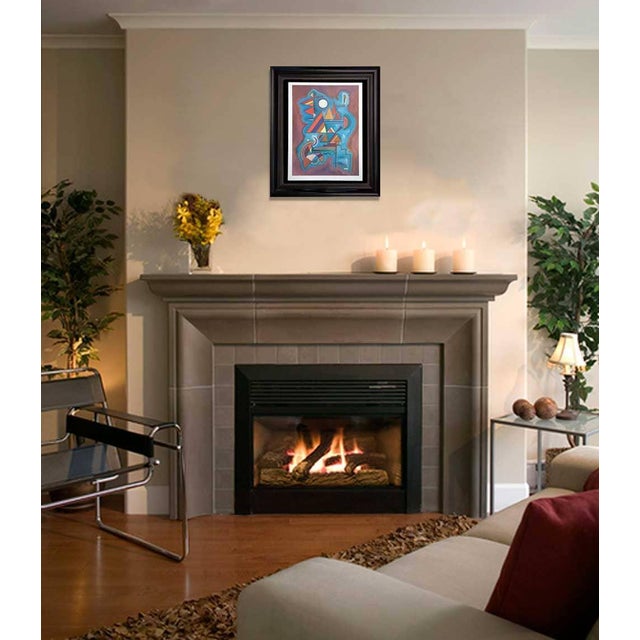 Limited Edition Limited Edition Wassily Kandinsky Lithograph. On Velin de rives Woven paper with Deckled edges. Sur les...