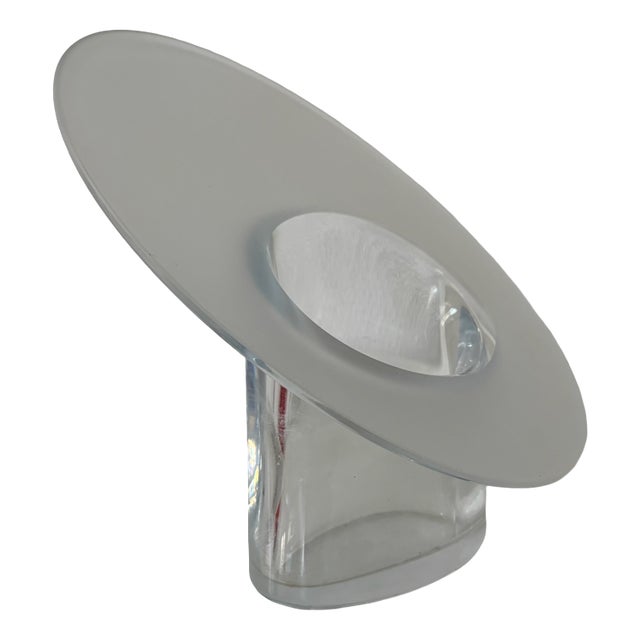 Vase in Transparent Glass by Timo Sarpaneva, 1992 For Sale