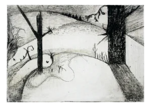 Leszek Rózga, The Freeze, 2002, Etching on Paper