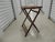 Late 20th Century Vintage Faux-Tortoise Bamboo Folding Side Table/Drinks Table For Sale - Image 5 of 7