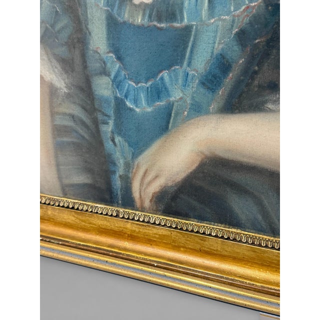 Pastel Portrait of a Young Woman, Probably French, Circa 1780 For Sale - Image 11 of 11
