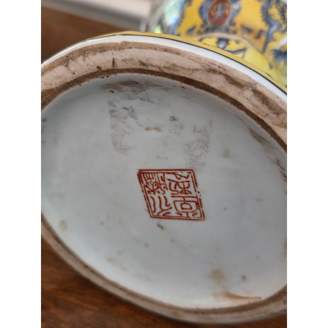 Vintage Vase in the Style of Gien of France For Sale - Image 10 of 12